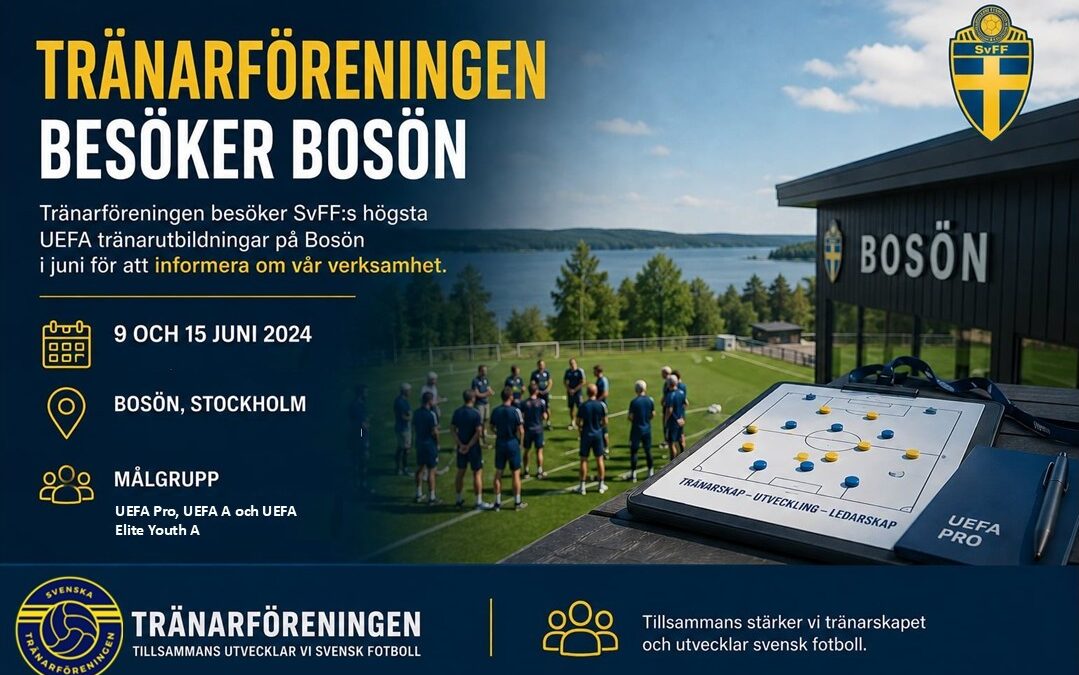 Tränarföreningen besöker Bosön i juni