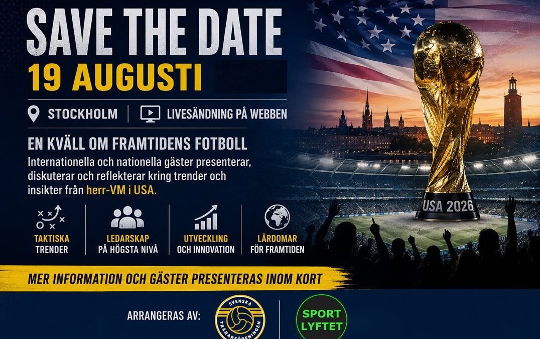 SAVE THE DATE – 19 AUGUSTI