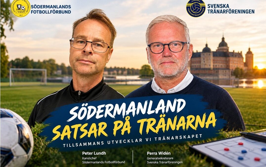 Södermanlands Fotbollförbund satsar på tränarna – subventionerar medlemskap i Tränarföreningen